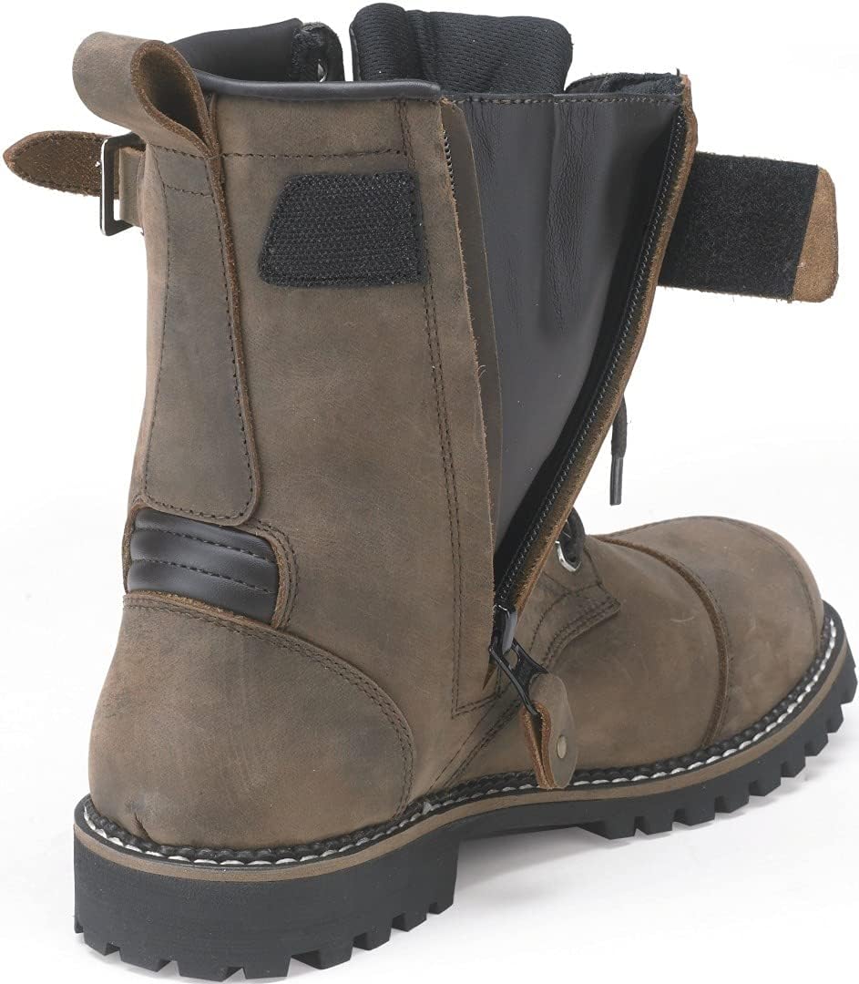 Kochmann Rider wasserdichte Motorradstiefel (Brown,44) 44 EU Braun, 44 EU Braun