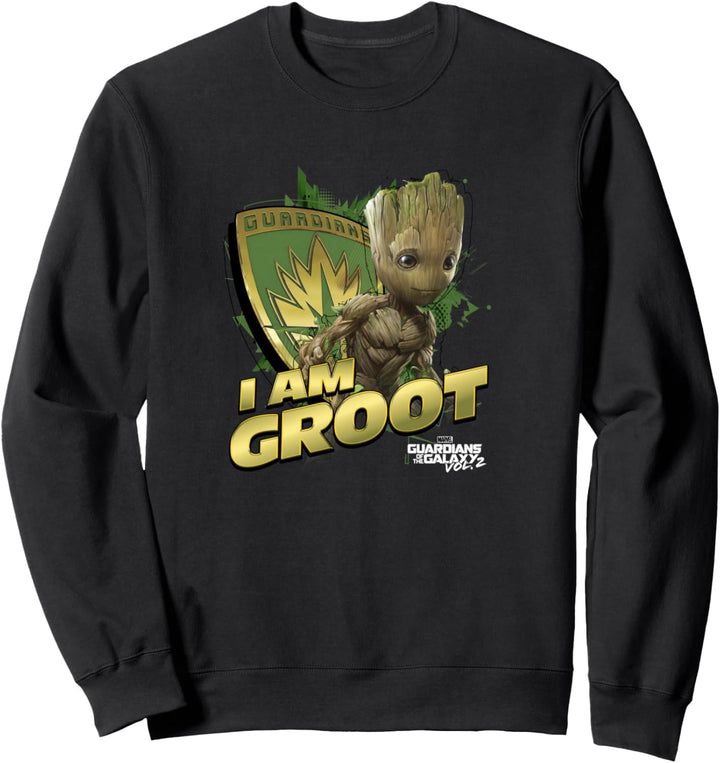 Marvel Guardians Vol.2 I AM GROOT Shield Splash Sweatshirt