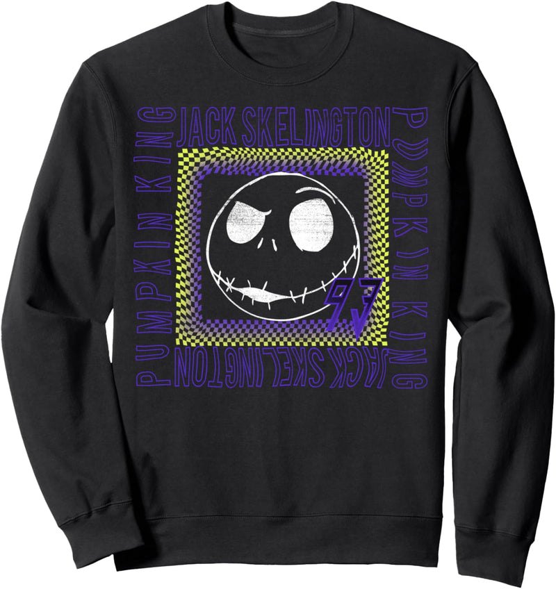 Nightmare Before Christmas Jack Skelington Skate Square Sweatshirt