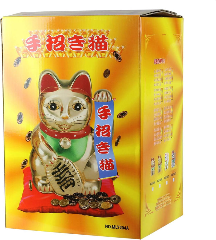 Freak Scene Glückskatze - Maneki-Neko - Winkekatze - 40 cm - Gold