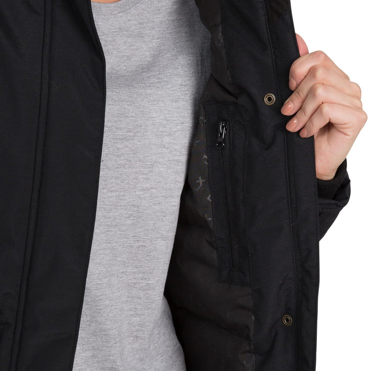 Trespass Damen Bettany Warme Lange Daunenjacke Mit Abnehmbarer Kapuze