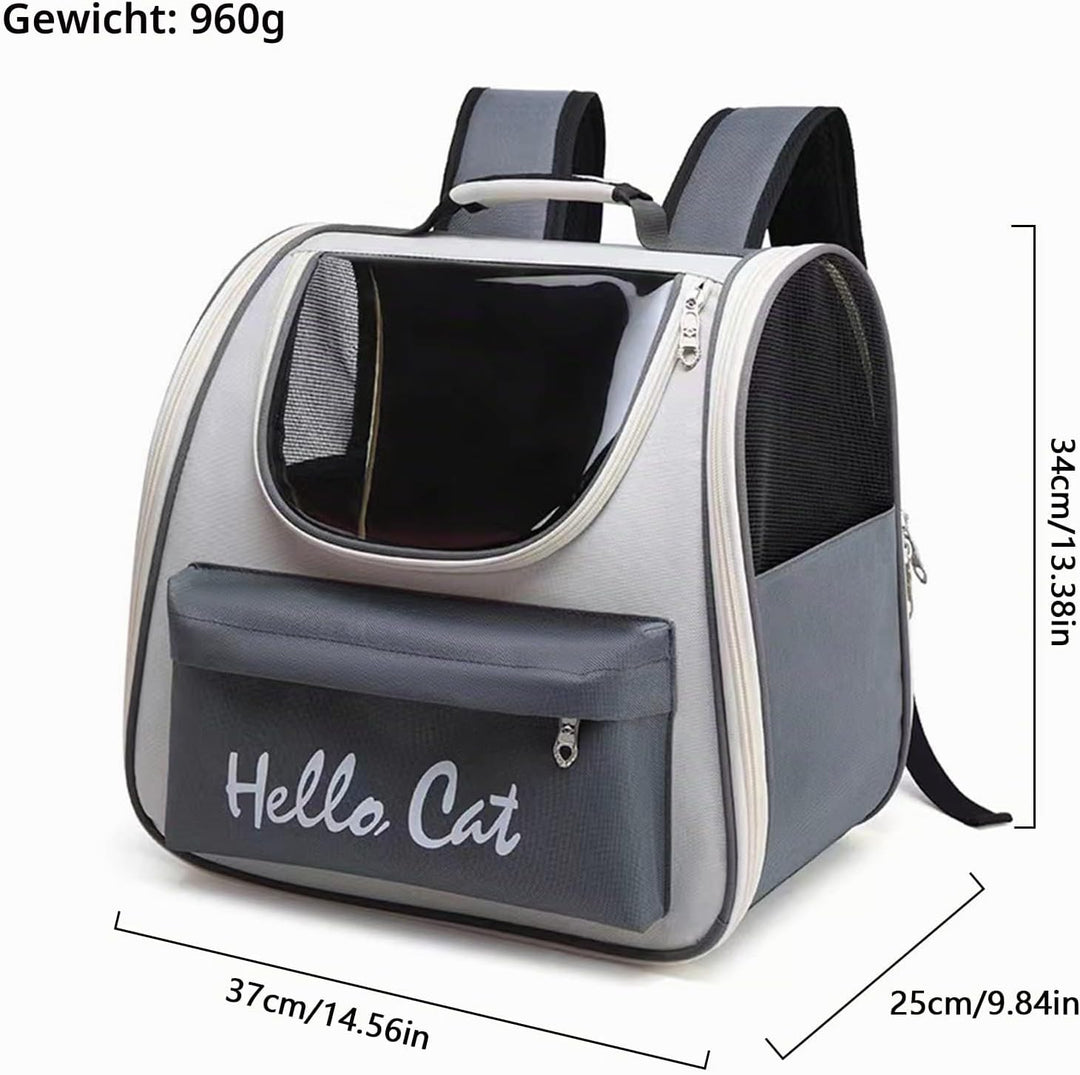 Katzenrucksack, Haustier Hunde Katzen Rucksack Raumkapsel,Tragbar Transportrucksack Transporttasche