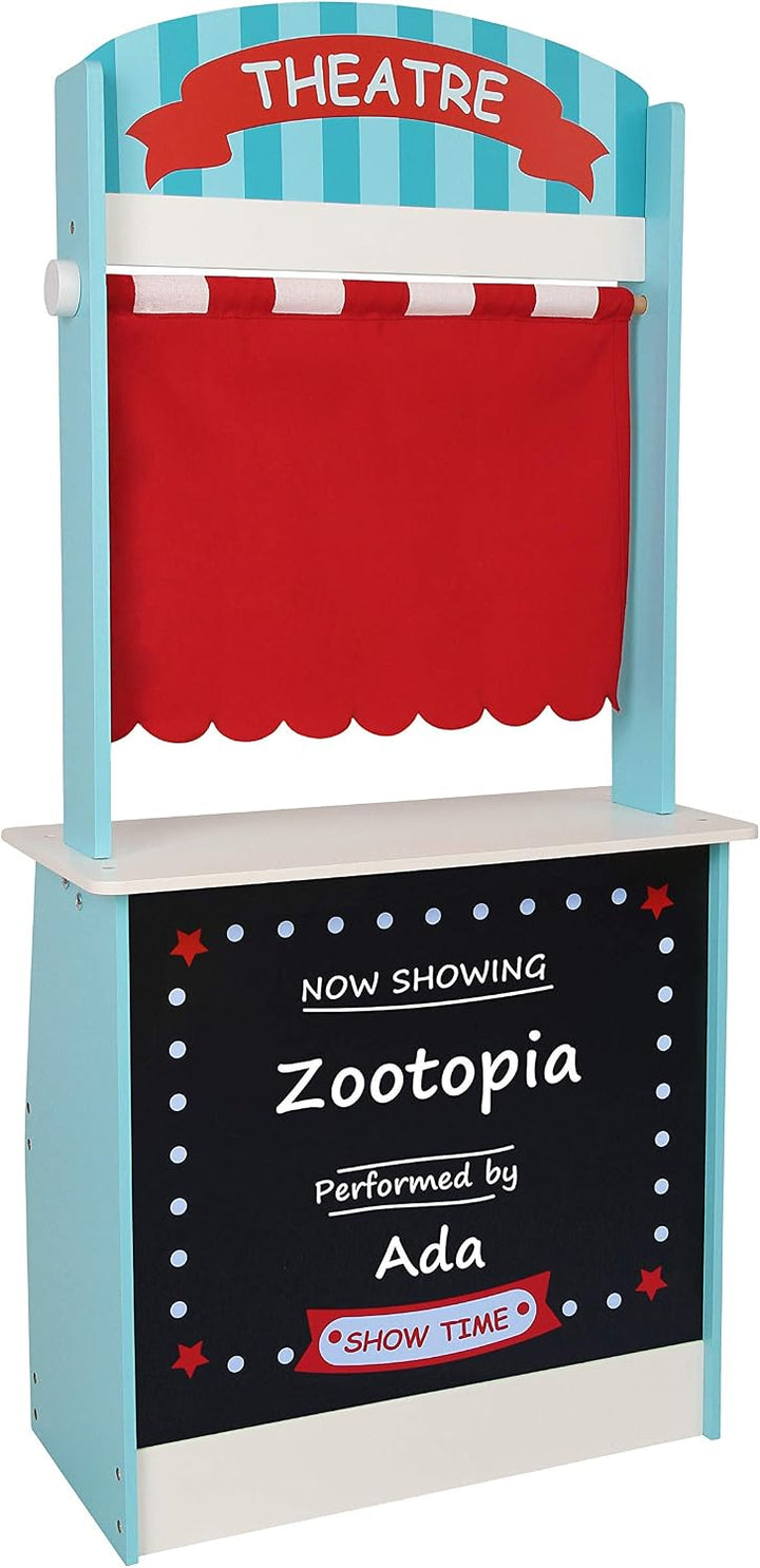 Bayer Chic 2000 2-in-1 Kaufladen &amp; Puppentheater | Holz | Mit Tafel | Multifunktionaler Spielspass: