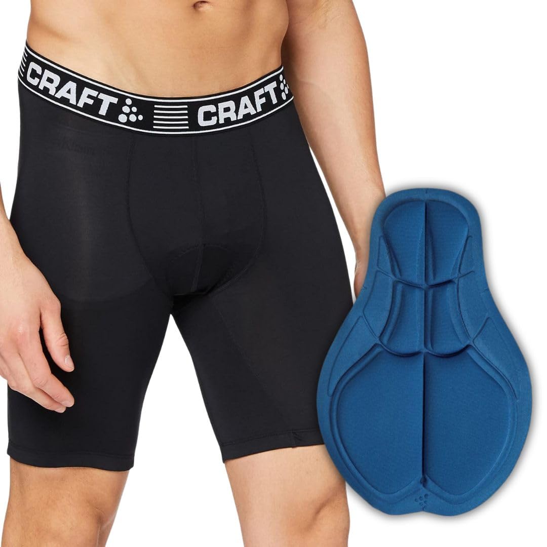 Craft Herren Greatness Bike Shorts M Radunterhose S Black/White, S Black/White