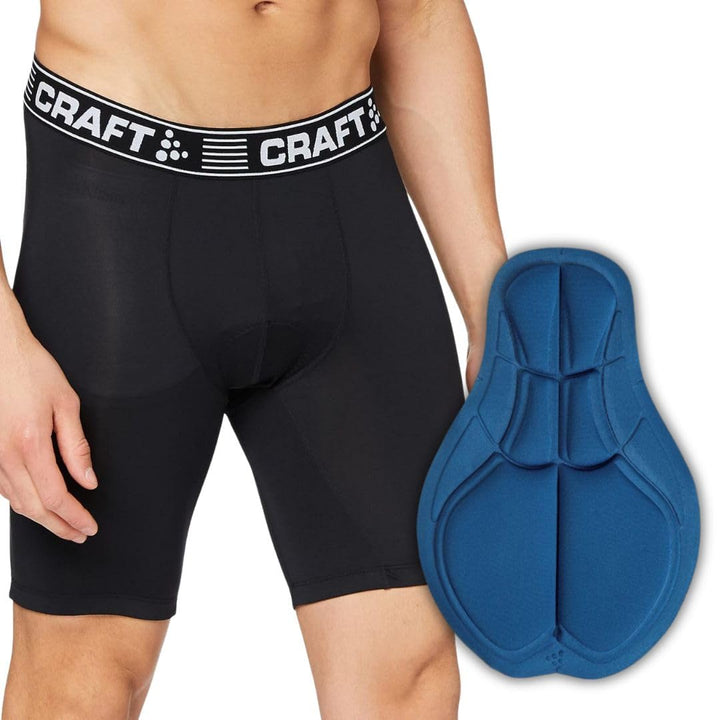 Craft Herren Greatness Bike Shorts M Radunterhose S Black/White, S Black/White