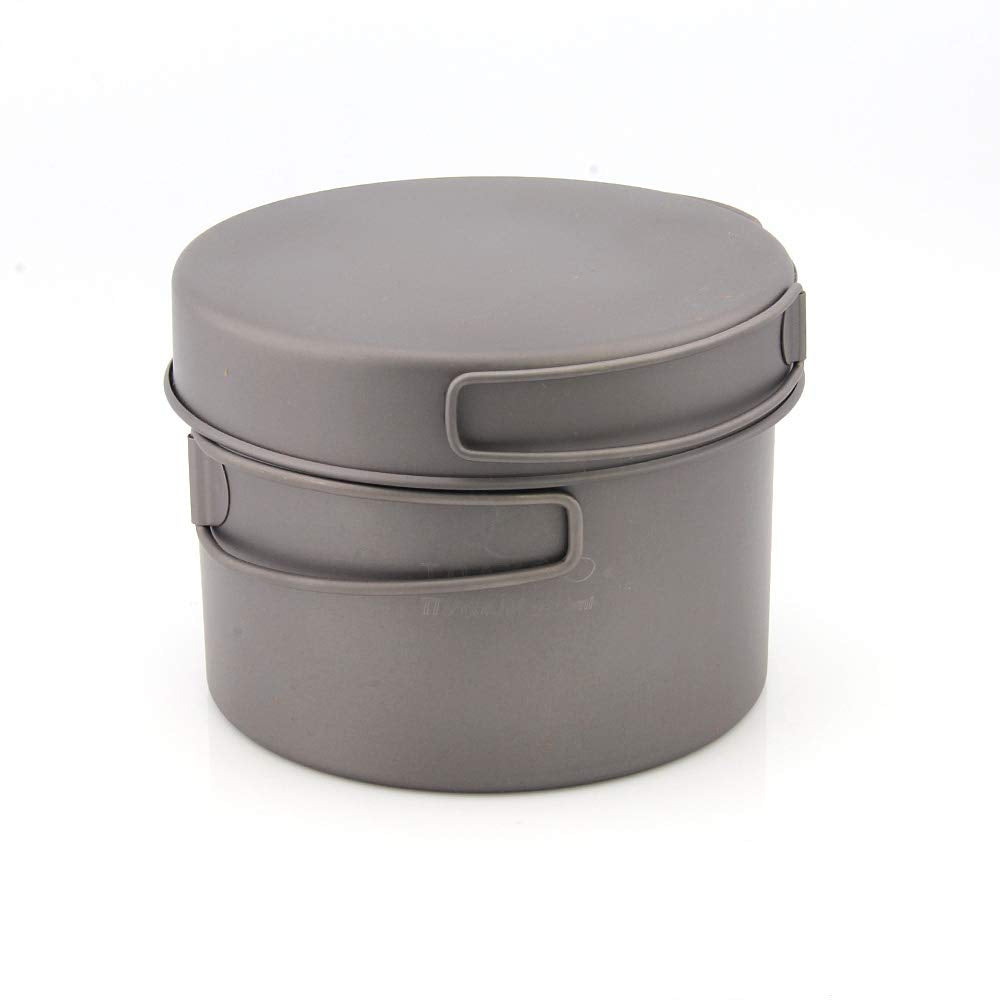 TOAKS Cookware Set Ultralight Titanium Pot Frying Pan Outdoor Camping Titanium Bowl Titanium Cup Pic