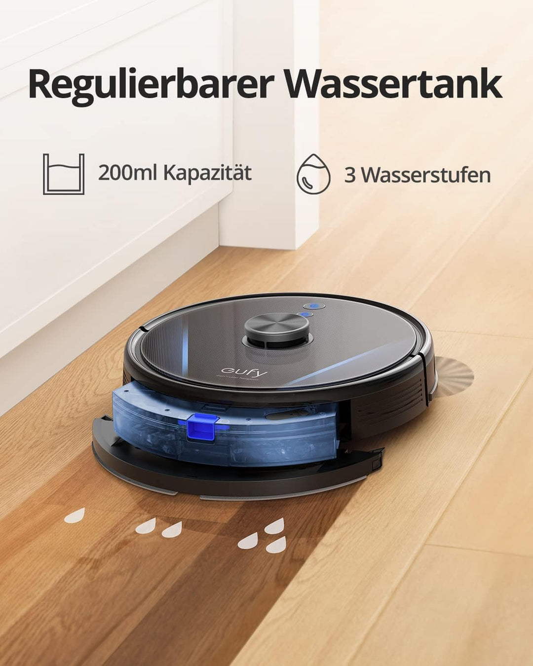 eufy Saugroboter mit Absaugstation RoboVac LR30 Hybrid+, Mit Wischfunktion, 60 Tage Kapazität, iPath