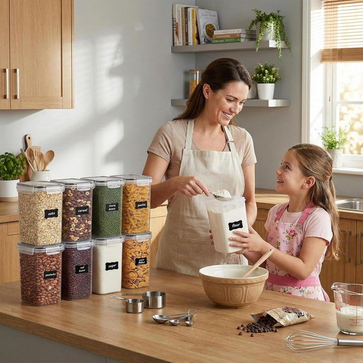 Vtopmart 2L Vorratsdosen Set, Müsli Schüttdose &amp; Frischhaltedosen, BPA frei Kunststoff Vorratsdosen