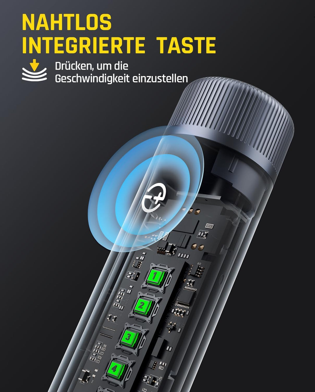 Fanttik F2 PRO Akku Multifunktionswerkzeug, starker Magnetmotor, Revostor-Hub, Rotationswerkzeug Set