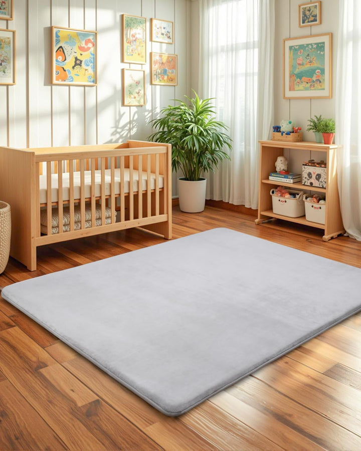 Dicke Krabbelmatte Baby 150×180×3cm,Schaumfüllung Teppich Spielmatte Baby,Rutschfester Unterseite&amp;We
