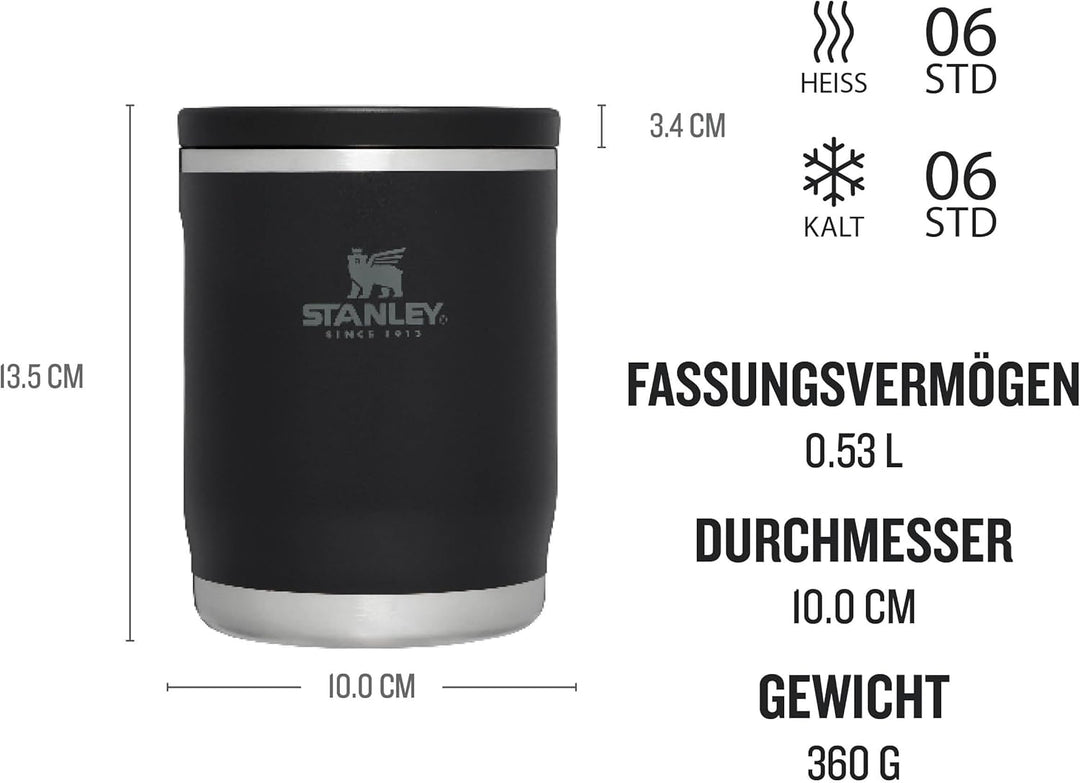 STANLEY Adventure To-Go Food Jar 0.53L - Thermobehälter Für Essen - 6 Stunden Heiss - 6 Stunden Kalt