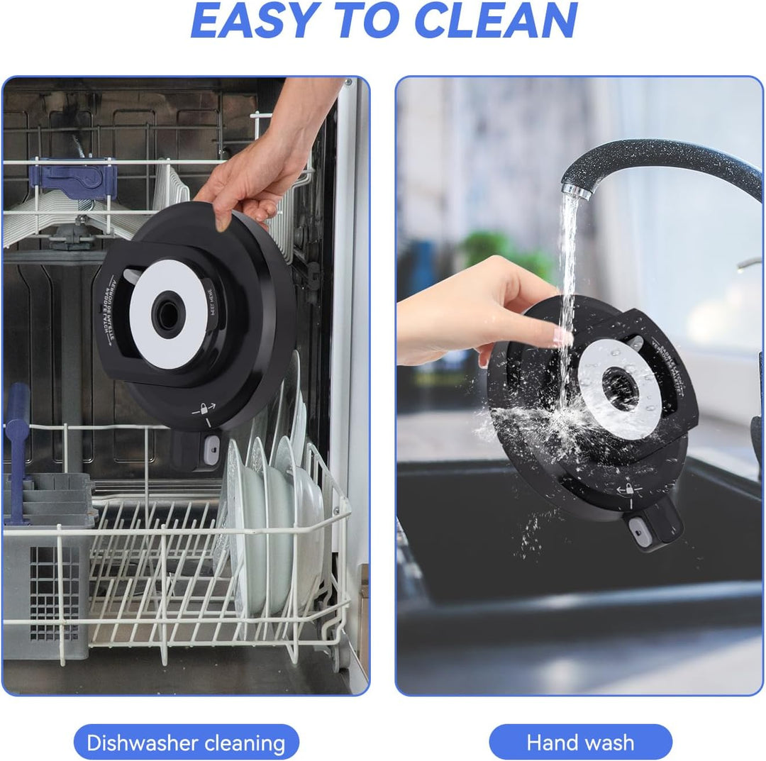 Äusserer Schalendeckel Ersatz für Ninja Creami NC301 Serie Eismaschine, Wiederverwendbarer Creami-De