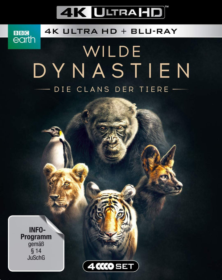 WILDE DYNASTIEN - Die Clans der Tiere (4K Ultra-HD) (2 BR4K) (+2 BRs) [Blu-ray], 4K