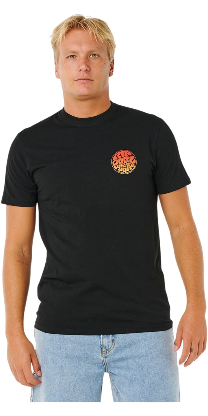 Rip Curl Herren T-Shirt Wettie Passage ICON Tee XXL Schwarz, XXL Schwarz