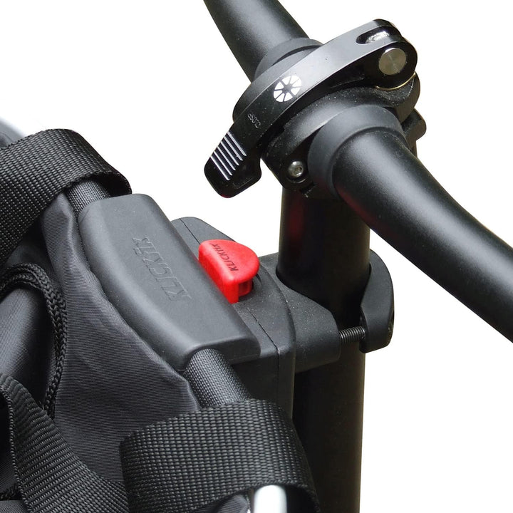 fixbag FB1447137 - Fahrrad-Umhängetasche mit Klickfix Adapterplatte + Caddy Adapter, Fahrradtasche f