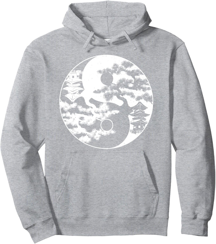 Ying Yang Bonsai Baum Yin Qigong Tai Chi Pullover Hoodie