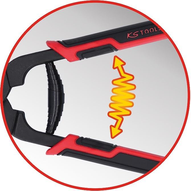 KS Tools 119.0005 Mini Bolzenschneider, selbstlösend, 8'