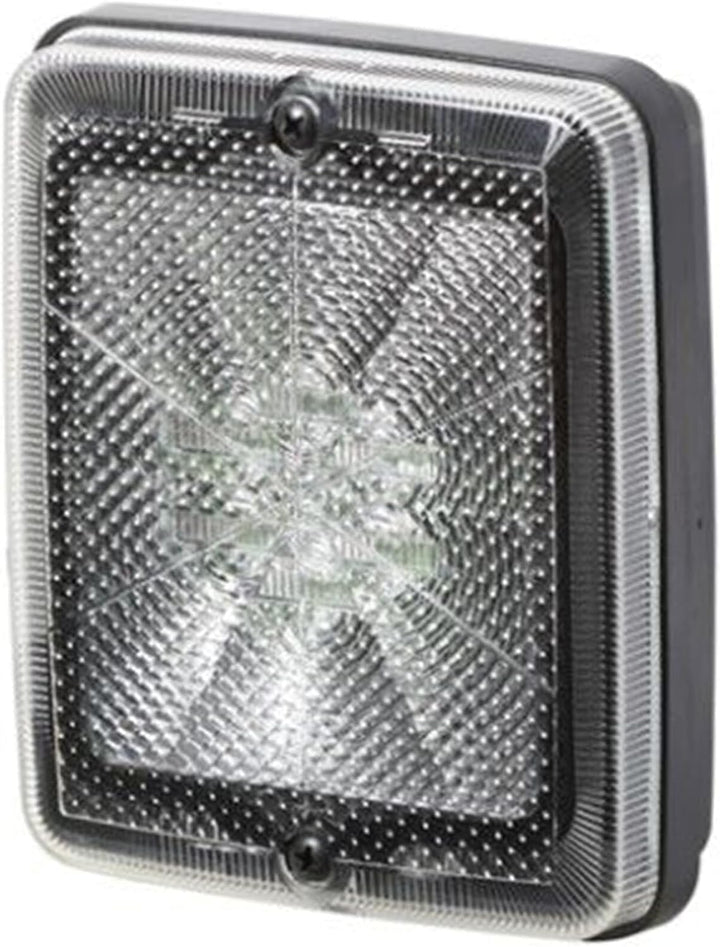 HELLA - Nebelschlussleuchte - LED - 24V - Einbau - Lichtscheibenfarbe: glasklar - Stecker: Flachstec