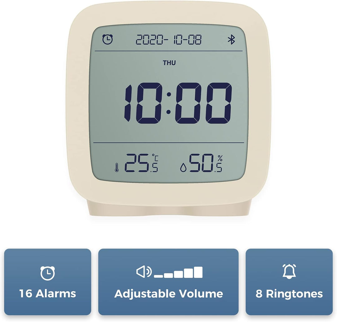 qingping Bluetooth Wecker, Funktioniert mit Mi Home (Alle Einstellungen nach App), Digitaler Smart W