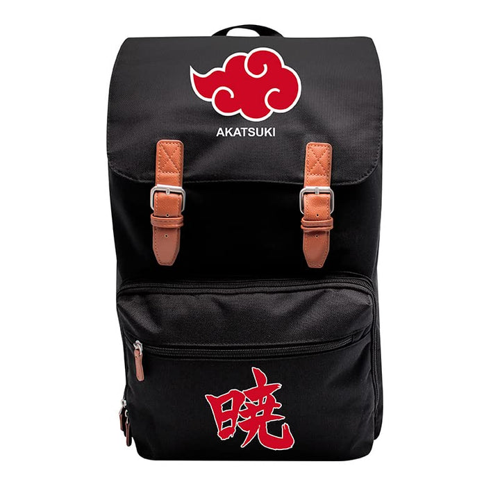 ABYstyle Naruto Shippuden Akatsuki Rucksack, XXL, 33 x 50 x 17 cm, Schwarz