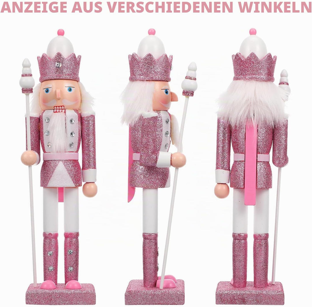 VALICLUD Nussknacker Zahlen Holz Puppen Decor Nussknacker Weihnachten Dekorationen für Home Soldat F