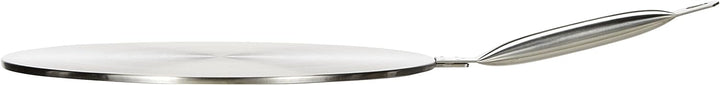 Ibili Induktions-Adapterplatte Prisma 28 cm aus Edelstahl, Silber, 28 x 28 x 10 cm