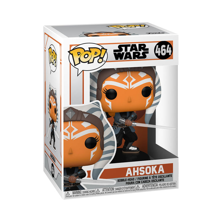 Funko Pop! Star Wars: The Mandalorian - Ahsoka Tano mit Sabers - Vinyl-Sammelfigur - Geschenkidee -