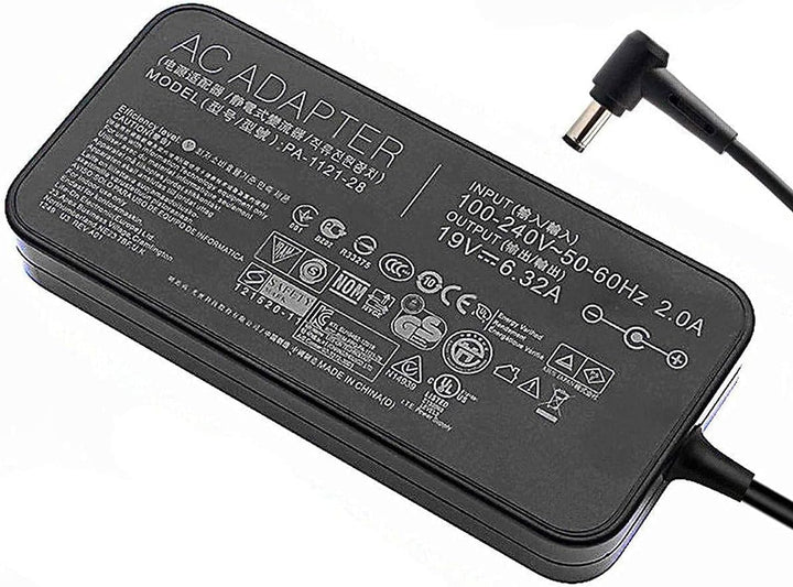 120W 19V 6.32A Netzteil Ladegerät kompatibel für ASUS A15-120P1A PA-1121-28 ADP-120RH B N750 N500 G5