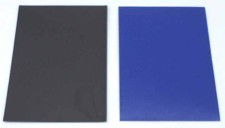 docsmagic.de 5 x 100 Premium Bi-Color Card Sleeves Mat Dark Blue Green Red Orange Mint/Black Standar