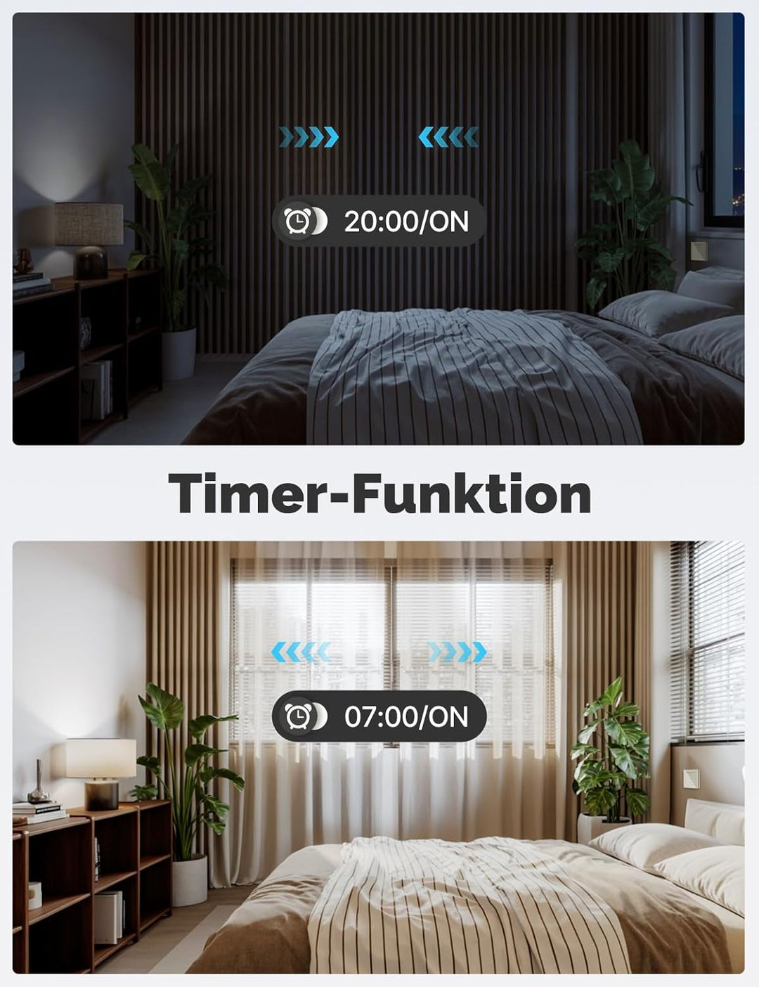 MOES Wlan Smart Rolladenschalter,Prozentuale Rolladensteuerung, Touch Alexa Rolladen Schalter, Smart