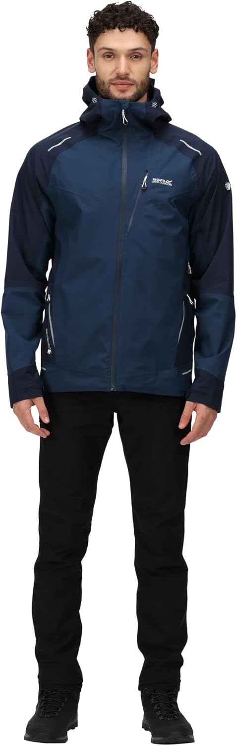 Regatta Herren Highton Pro Jkt Highton Pro Jkt XL Fiery Red/ Dynasty Blue/ Moonlight Denim, XL Fiery