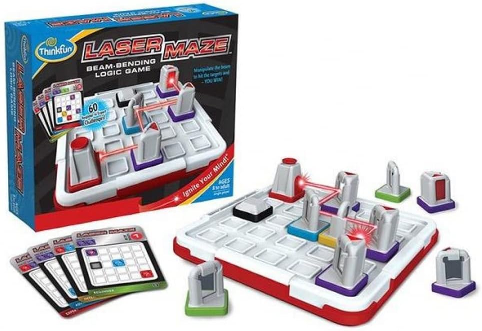 Ravensburger 76340 ThinkFun Laser Maze Spiel Englisch, Deutsch, Französisch, Niederländisch, Spanisc