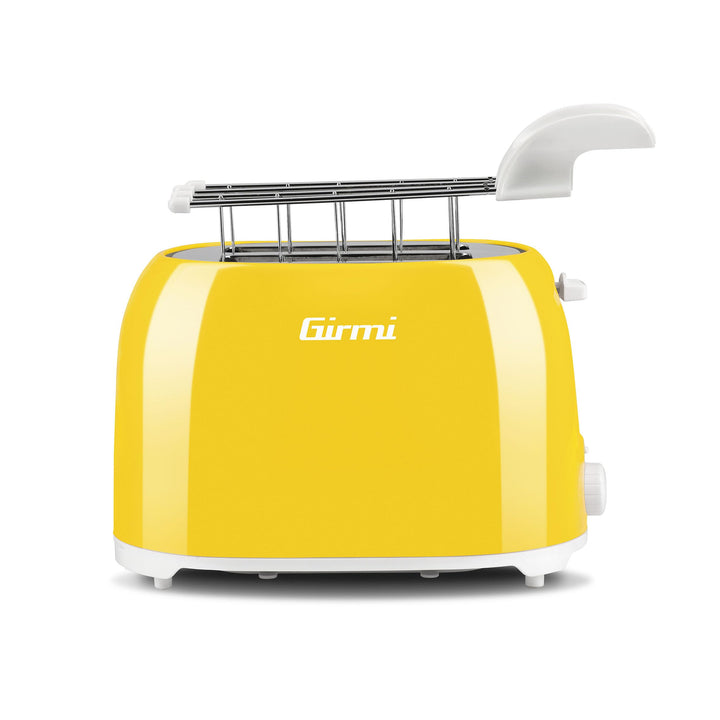 Girmi TP1005 Toaster, 750 W, Edelstahlzangen, 7 Bräunungsstufen, Krümelschublade, Automatische Absch