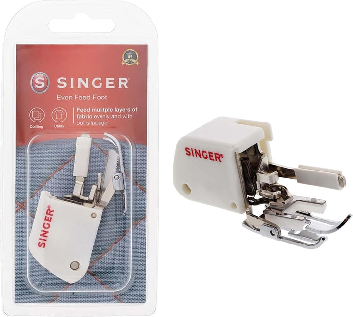 SINGER Even Feed Nähfuss – Gabel, perfekt für passende Streifen und Plaids, Quilten und Nähen mit Fl