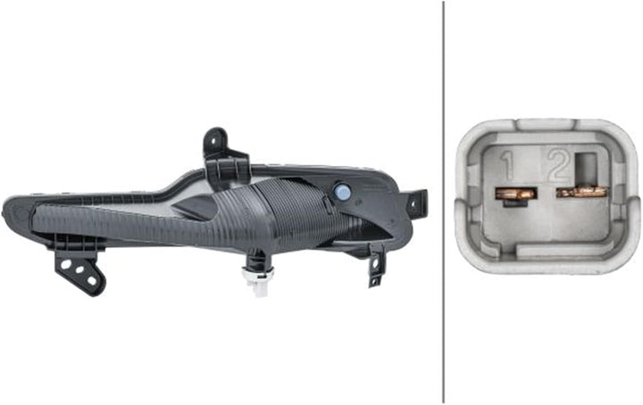 HELLA 2BA 012 349-021 Blinkleuchte - Glühlampe - rechts - für u.a. Renault Megane IV Grandtour (K9A/