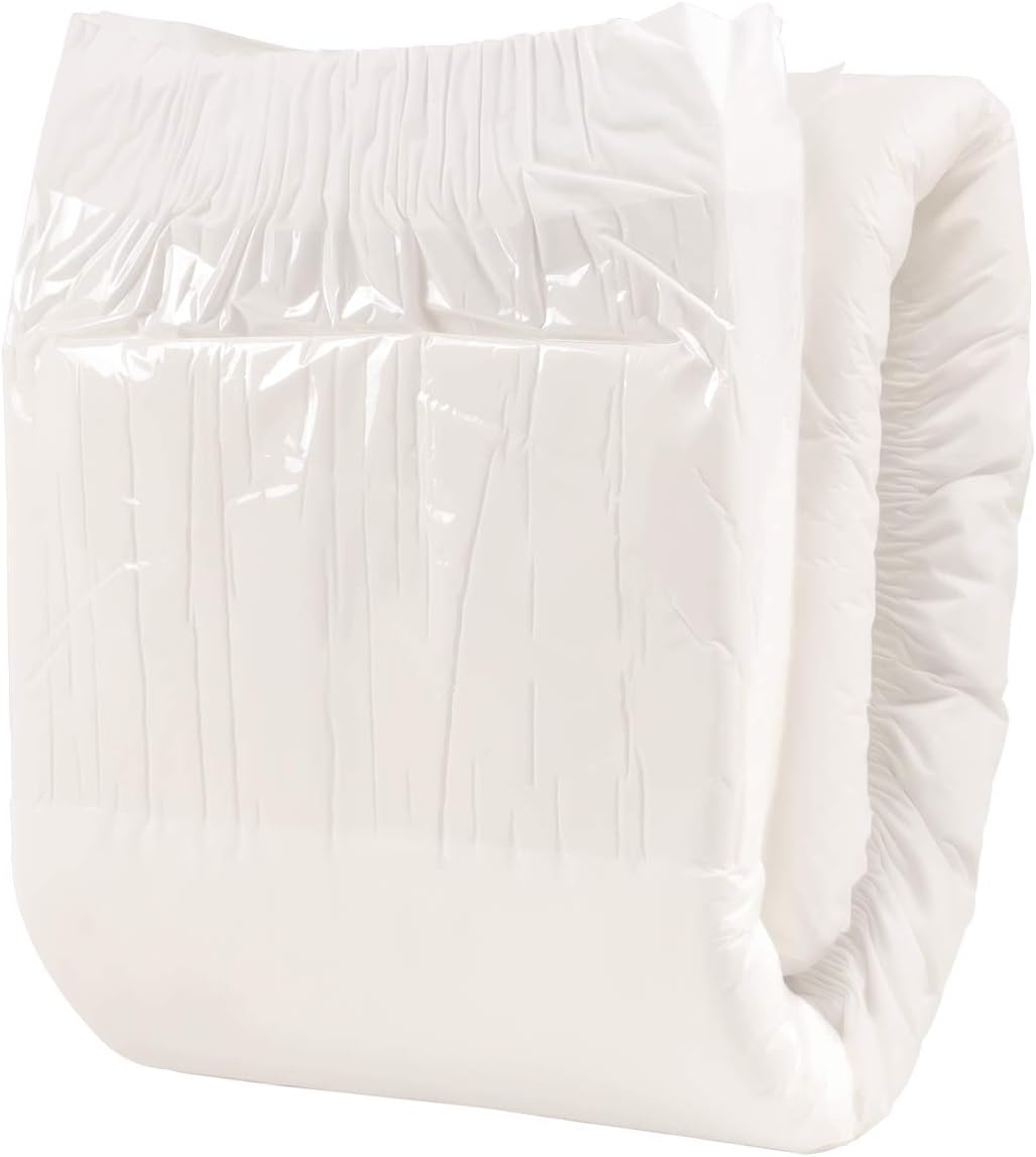 LittleForBig Erwachsenen Windeln 10 Stück-ABDry Weisse Windeln (Large 36"-46") L (10 Stück), L (10 S