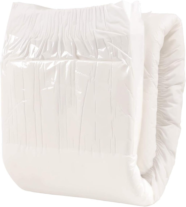 LittleForBig Erwachsenen Windeln 10 Stück-ABDry Weisse Windeln (Large 36"-46") L (10 Stück), L (10 S