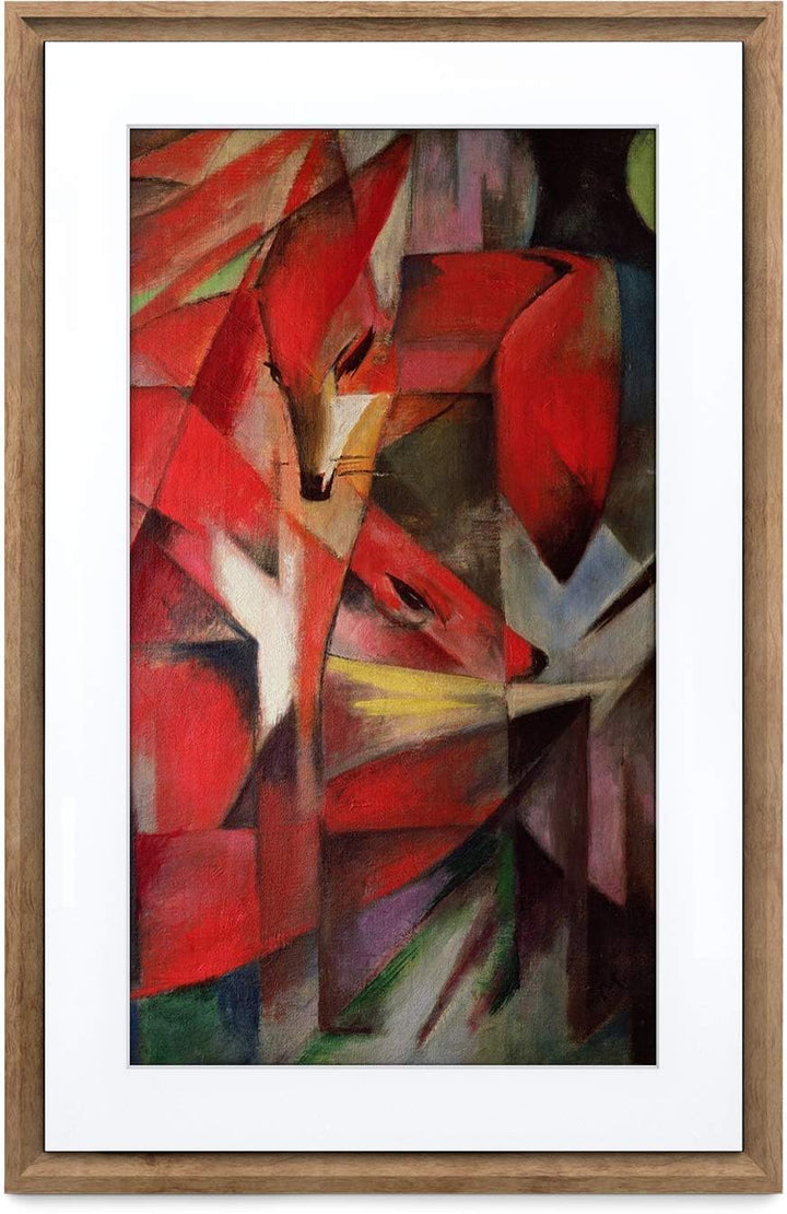 MEURAL Canvas II MC321HW Smart Art Digitale HD-Leinwand 41 x 61 cm (Dunkler Holzrahmen, 21.5 Zoll, G
