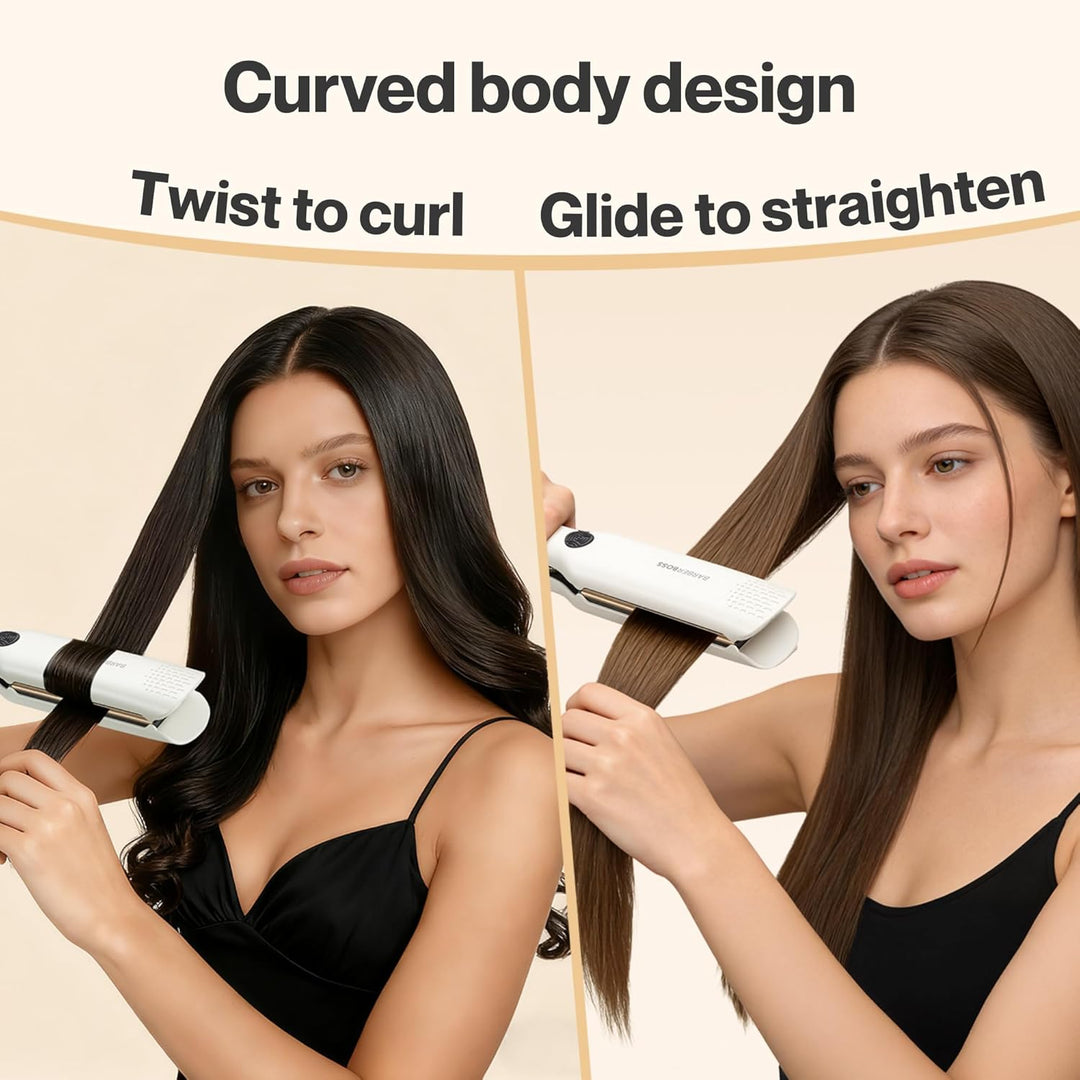 BarberBoss Haarglätter mit Floating Ceramic Technology, Platten-Glätteisen, Professional Glätteisen