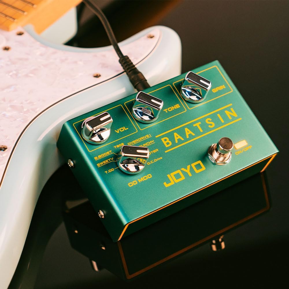 JOYO Pure Analog Overdrive & Distortion Multi Effect Pedal R Series 8 Classic OD/DS Sounds für E-Git