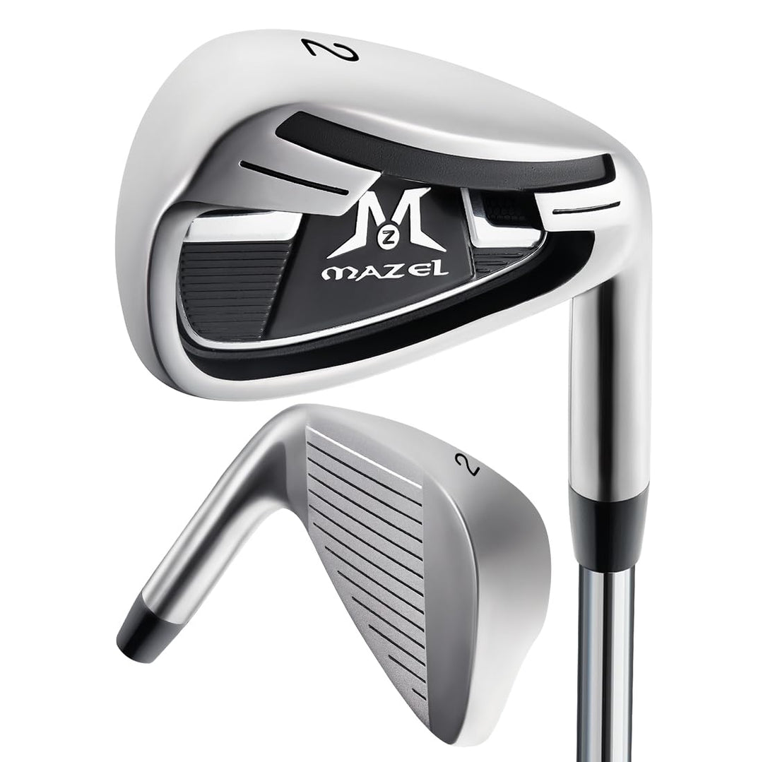 MAZEL WM-X2 Golf Eisen Single1,2,3,4,5,6,7,8,9, P,S, Edelstahl Golf Club Eisen für Männer Rechtshänd