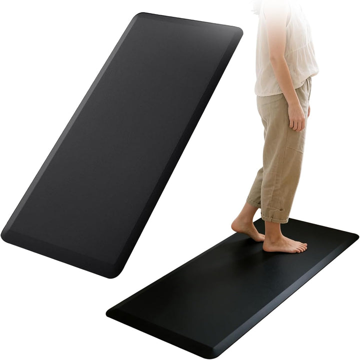 Anti-Ermüdungsmatte, 44 x 71cm Anti Fatigue Fussmatte rutschfest, 1,2 cm Dicke Ergonomisch Erdungsma
