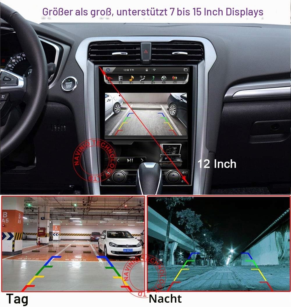 Navinio HD Auto Rückfahrkamera Kamera Einparkhilfe für BMW 3 seires E46 E90 E91 E92 E93 1 seies E82