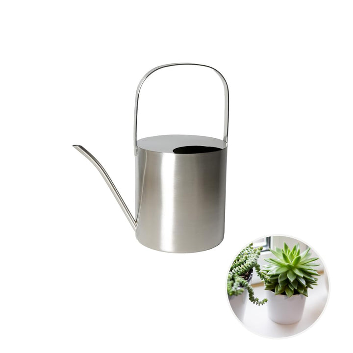 TOPANBIETER 999 Giesskanne Giesskanne Edelstahl gebürstet 2,5 Liter