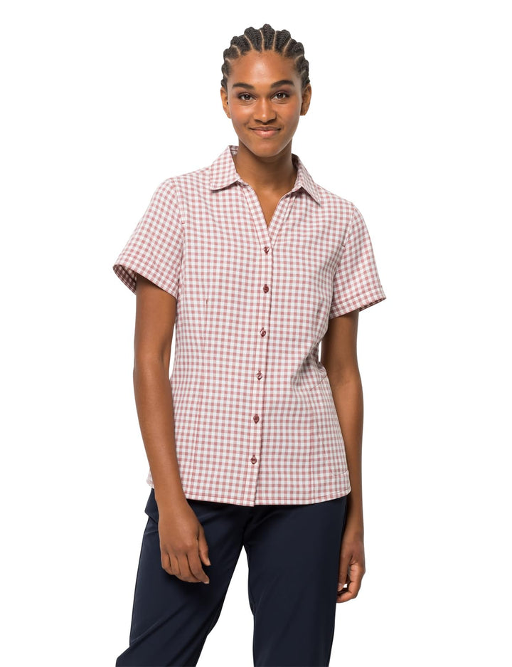 Jack Wolfskin Damen Kepler Shirt W Shirt Shortsleeve XS Apple Butter, XS Apple Butter
