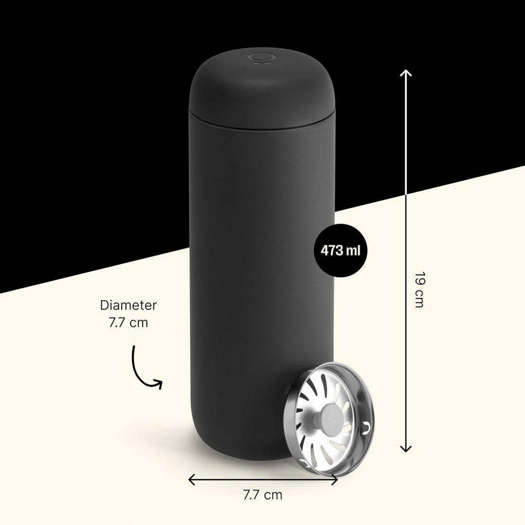 Fellow Carter Move Reisebecher – vakuumisolierter Edelstahl-Kaffee- und Teebecher mit Keramik-Innens