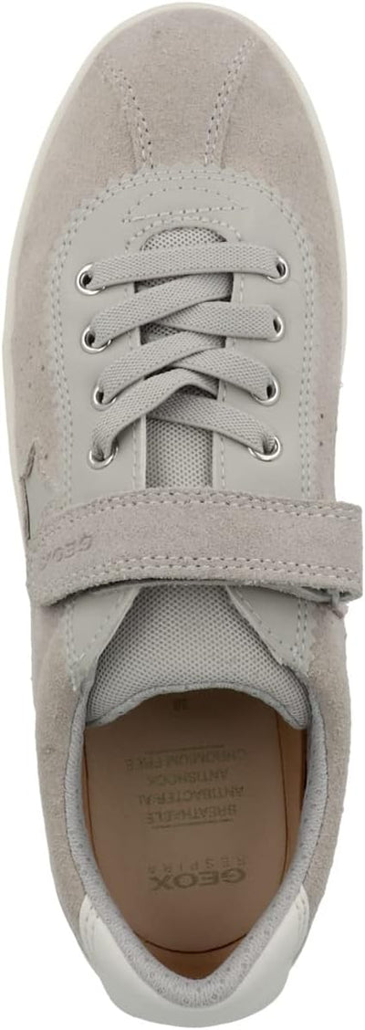 Geox Mädchen J Kathe Girl Sneaker 39 EU Schmal Lt Grey, 39 EU Schmal Lt Grey