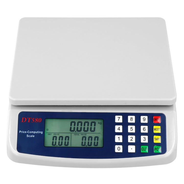 QWORK® Elektronische Küchenwaage 40 kg, digitale küchenwaage mit LCD-Display, Batterien nicht enthal