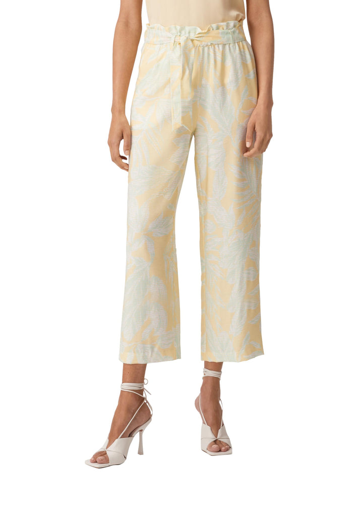 comma Damen Hose, 11c4 Gelb|mehrfarbig