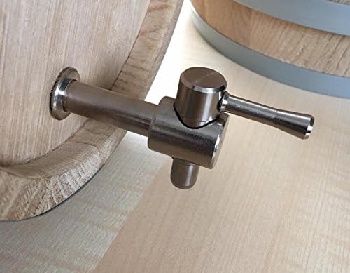 MAAJ® WEINFASS/WHISKYFASS/SCHNAPSFASS KOMPLETT AUS EICHENHOLZ 1,2,3,5,10L - MADE IN SLOWENIEN (1 L -